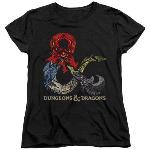 Image for Dungeons and Dragons Woman's T-Shirt - Dragons in Dragons