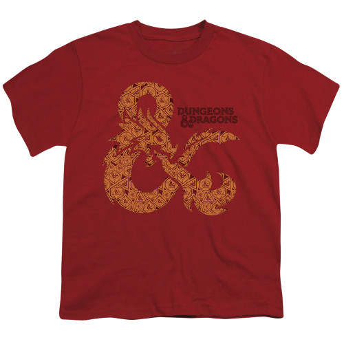 Image for Dungeons and Dragons Youth T-Shirt - Dicey Ampersand