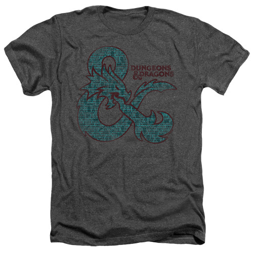 Image for Dungeons and Dragons Heather T-Shirt - Ampersand Classes