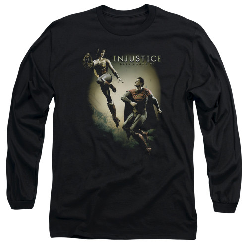 image for Injustice Gods Among Us Long Sleeve T-Shirt - Battle of the Gods