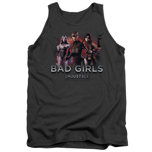 image for Injustice Gods Among Us Tank Top - Bad Girls on Charcoal