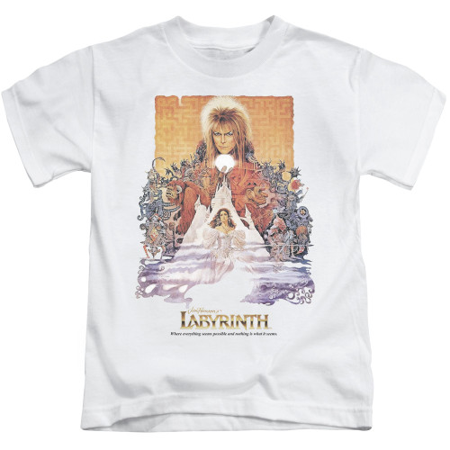 Image for Labyrinth Kids T-Shirt - Movie Poster on White
