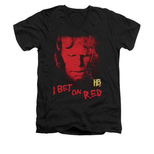 Hellboy II V-Neck T-Shirt - Bet on Red