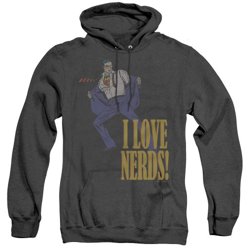 Image for Superman Heather Hoodie - I Love Nerds