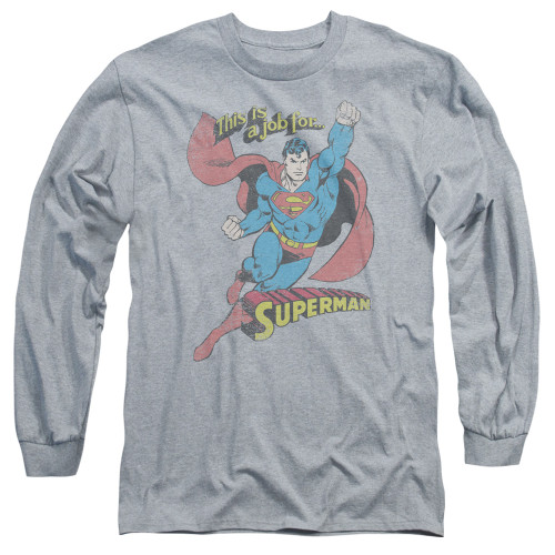 Image for Superman Long Sleeve T-Shirt - On The Job