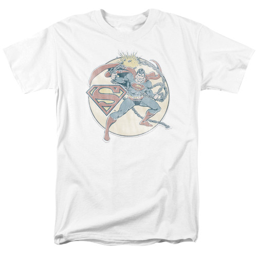 Image for Superman T-Shirt - Retro Superman Iron On
