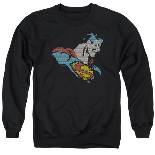 Image for Superman Crewneck - Lite Brite Superman