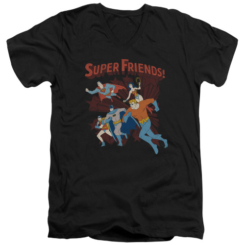 Image for Superman V-Neck T-Shirt Super Running