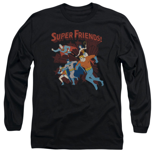 Image for Superman Long Sleeve T-Shirt - Super Running