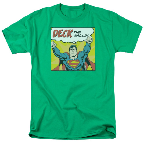 Image for Superman T-Shirt - Deck The Halls