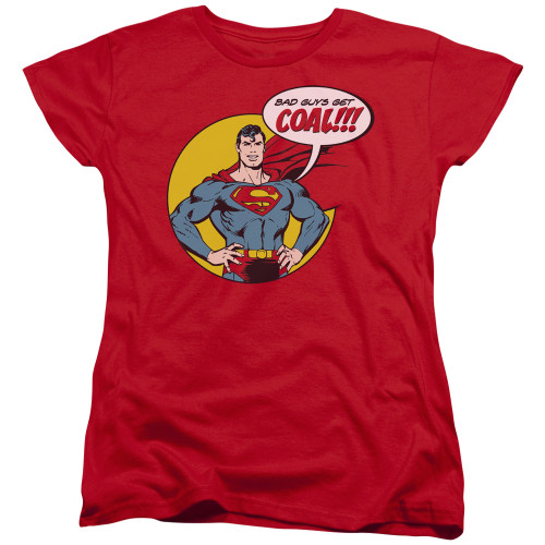 Image for Superman Woman's T-Shirt - Coal