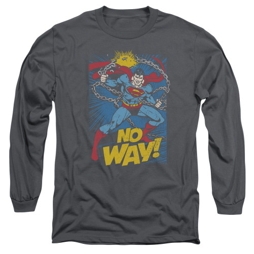 Image for Superman Long Sleeve T-Shirt - No Way