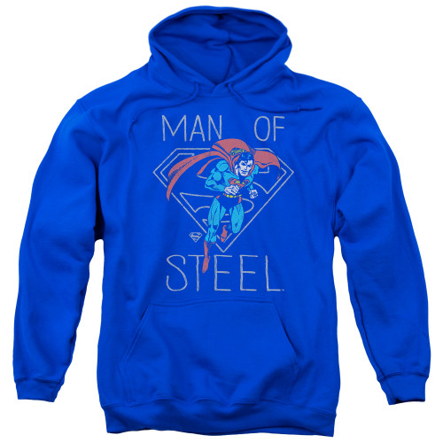 Image for Superman Hoodie - Hardened Heart on Royal Blue