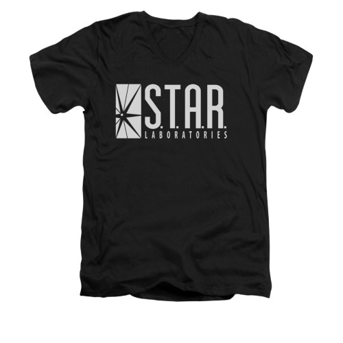 Flash TV Show V-Neck T-Shirt - S.T.A.R. Laboratories