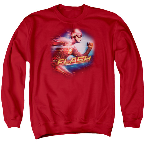 Image for Flash Crewneck - Fastest Man on Red