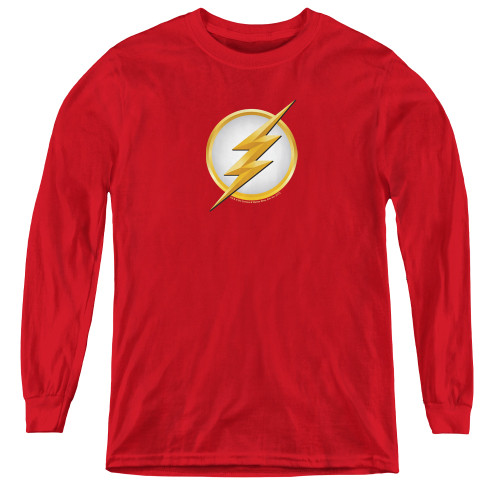 Image for Flash Youth Long Sleeve T-Shirt - New Logo