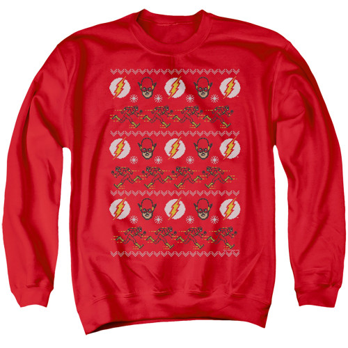 Image for Flash Crewneck - The Flash Ugly Christmas Sweater