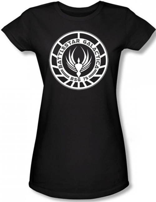 Battlestar Galactica Girls T-Shirt - Ship Logo