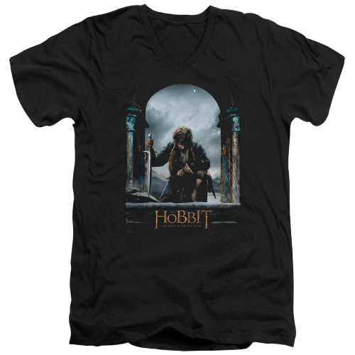 Image for The Hobbit V-Neck T-Shirt Bilbo Poster