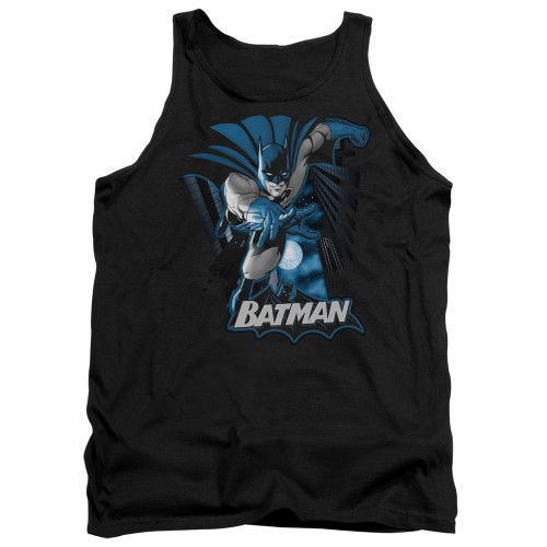 Image for Justice League of America Tank Top - Batman Blue & Gray