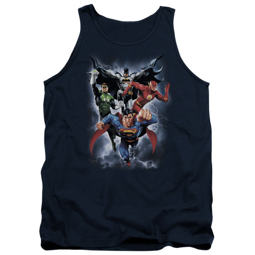 Image for Justice League of America Tank Top - The Coming Storm