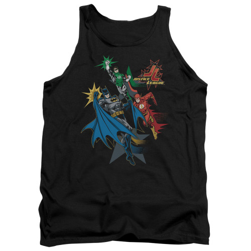 Image for Justice League of America Tank Top - Action Stars