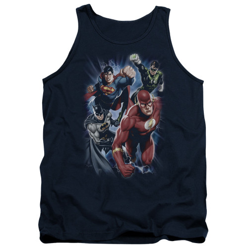 Image for Justice League of America Tank Top - Storm Chasers