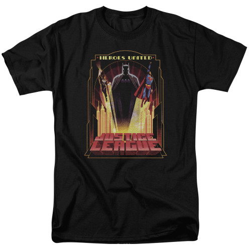 Image for Justice League of America T-Shirt - Heroes United