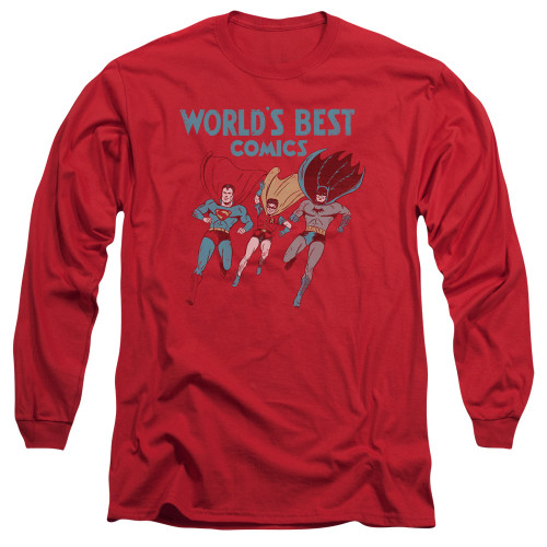 Image for Justice League of America Long Sleeve T-Shirt - World's Best