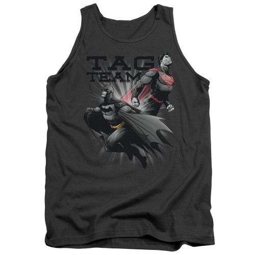 Image for Justice League of America Tank Top - Tag Team