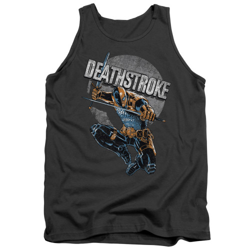 Image for Justice League of America Tank Top - Deathstroke Retro