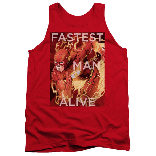 Image for Justice League of America Tank Top - Fastest Man Alive