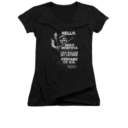 Princess Bride Girls V Neck T-Shirt - Hello Again