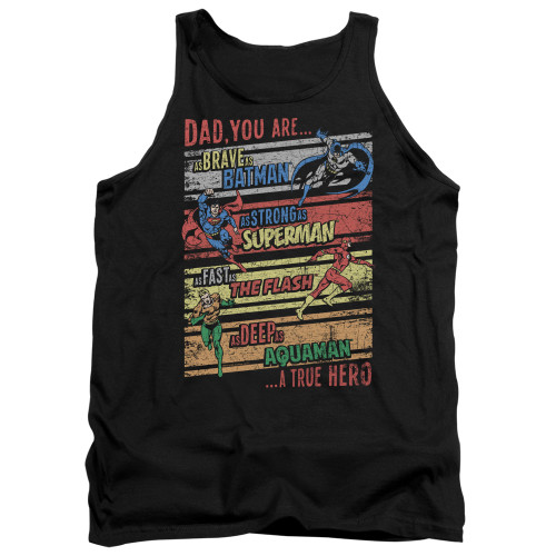 Image for Justice League of America Tank Top - A True Hero