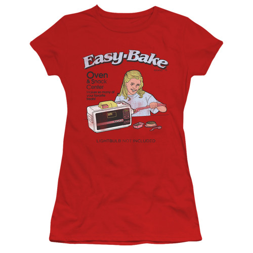 Image for Easy Bake Oven Girls T-Shirt - Lightbulb Not Included on Red