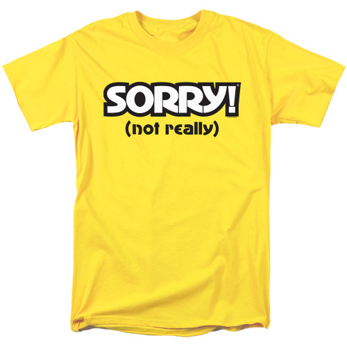 Image for Sorry T-Shirt - Not Sorry on Yellow