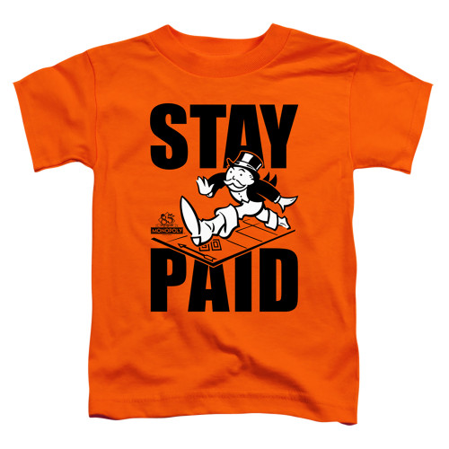 Image for Monopoly Toddler T-Shirt - Stay Paid