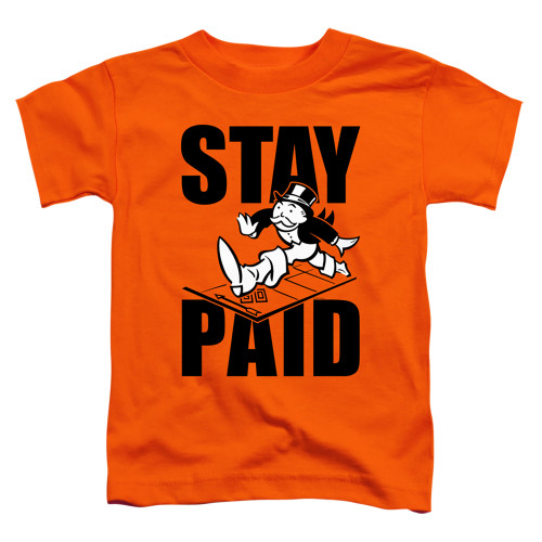 Image for Monopoly Toddler T-Shirt - Stay Paid Evergreen