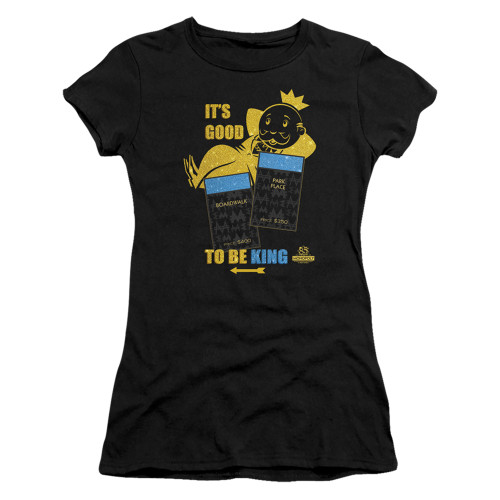 Image for Monopoly Girls T-Shirt - It's Good to be King