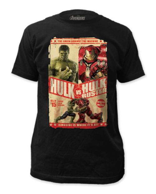 The Avengers Age of Ultron T-Shirt - The Green Vs the Machine