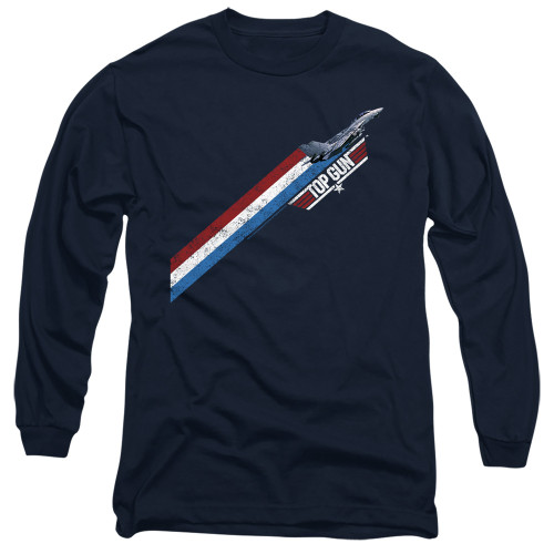 Image for Top Gun Long Sleeve T-Shirt - Stripes