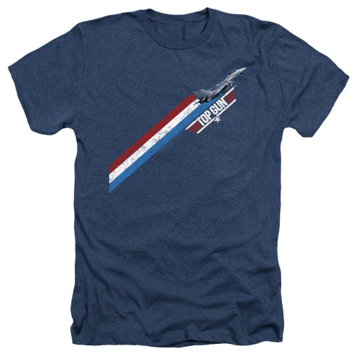 Image for Top Gun Heather T-Shirt - Stripes