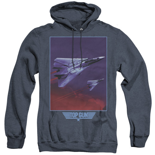 Image for Top Gun Heather Hoodie - Clouds