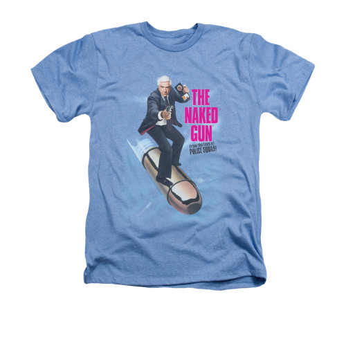 Naked Gun Heather T-Shirt - Bullet