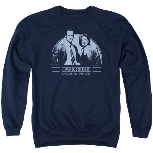 Image for Law and Order Crewneck - Elliot and Olivia