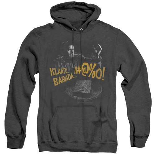 Image for Army of Darkness Heather Hoodie - Klaatu...Barada