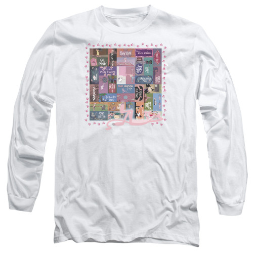 Image for Pink Panther Long Sleeve T-Shirt - Vintage Titles