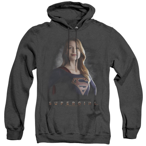 Image for Supergirl Heather Hoodie - Stand Tall
