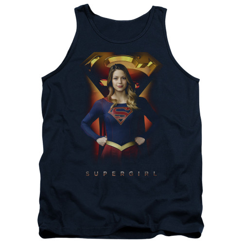 Image for Supergirl Tank Top - Standing Symbol