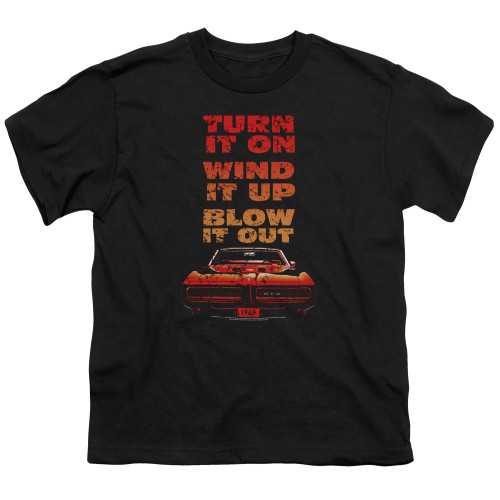 Image for Pontiac Youth T-Shirt - Blow It Out GTO